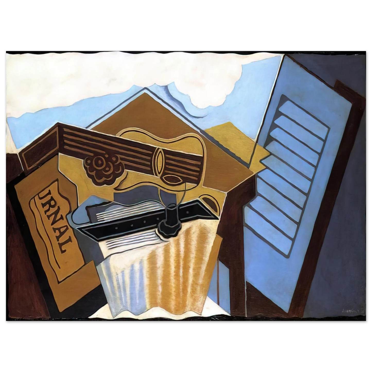 Juan Gris - THE CLOUD 1921 Fine Art Poster - Default Title