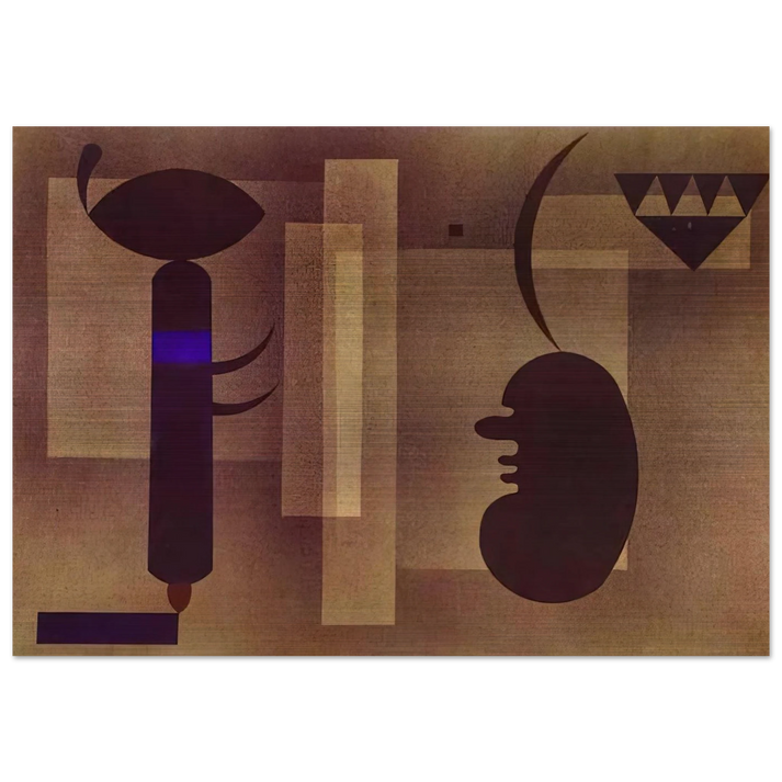 GLOOMY SITUATION 1933 - Wassily Kandinsky Brushed Aluminum Print - 70x100 cm / 28x40 inches | Wassily Kandinsky Aluminum Print | Wassily Kandinsky Prints