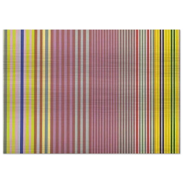 Halifax - 1969 - Gene Davis Brushed Aluminum Print - 70x100 cm / 28x40 inches | Gene Davis Aluminum Print | Gene Davis Prints