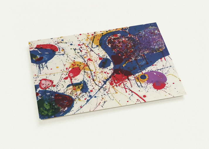 Light Violet Lembark L20 By Sam Francis Pack of 10 Post Cards | Sam Francis Post Cards | A6 (10.5 x 14.8 cm) - 4.1 x 5.8 inches