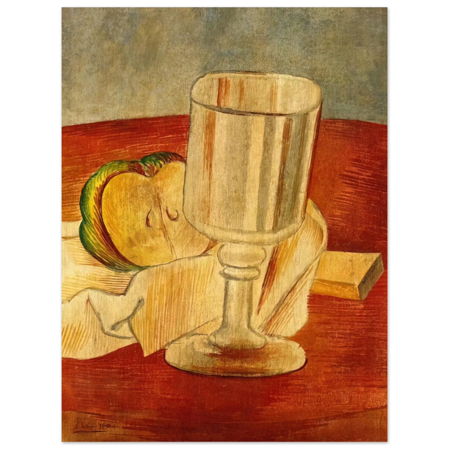 Pablo Picasso - Still life with Gobleet - 1914 Fine Art Poster - Default Title