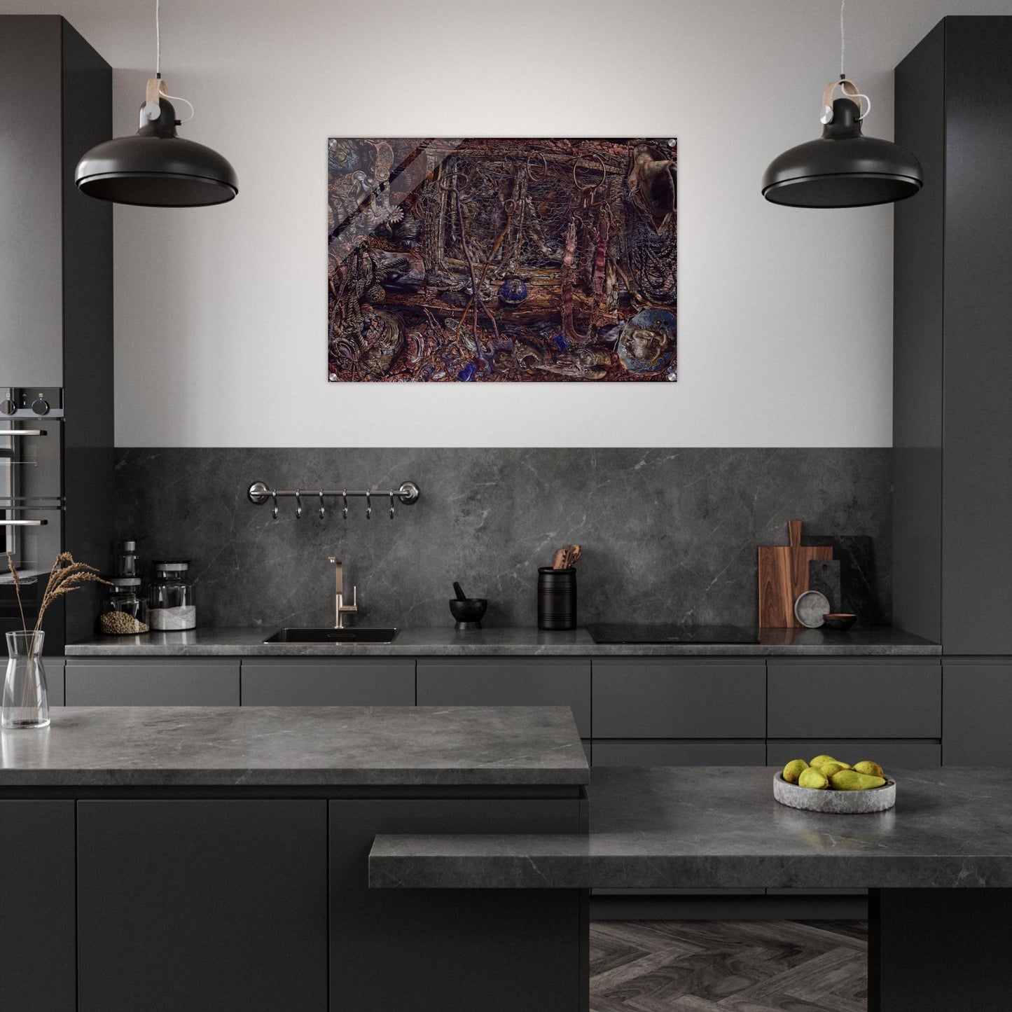 THE RUSTLERS 1962 - Ivan Albright Acrylic Print - 70x100 cm / 28x40″ inches