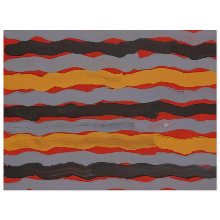 Clifford Possum Tjapaltjarri - Spear Dreaming - 2001 75x100 cm / 30x40inches Fine Art Poster