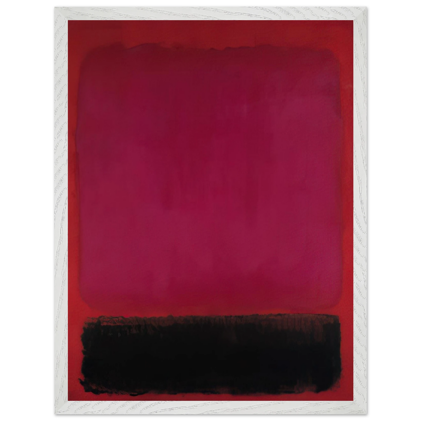 Helen Frankenthaler - Untitled - 1967 Wall art - 50x70 cm / 20x28 inches - Premium Wooden Framed Poster With Fine Art Paper - Black frame