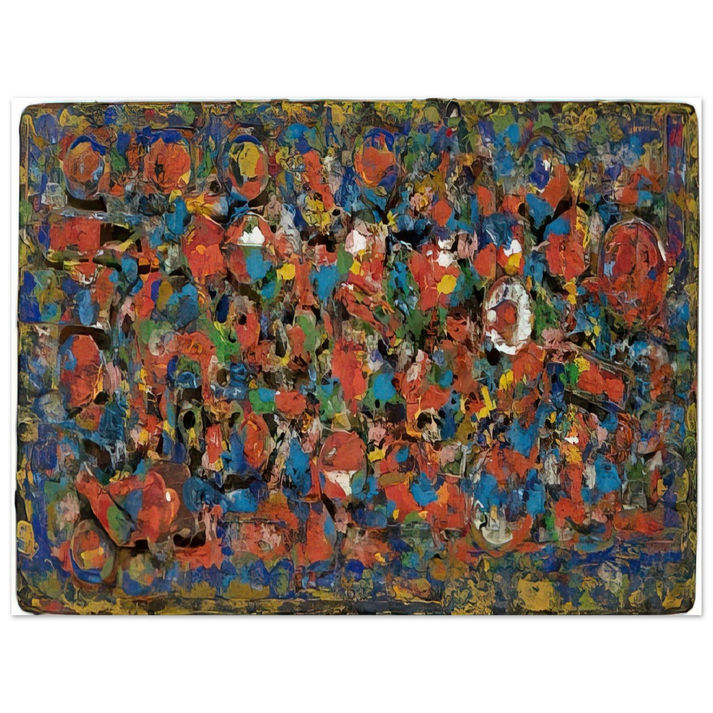 Richard Pousette-Dart - Encrustation 75x100 cm / 30x40inches Fine Art Poster