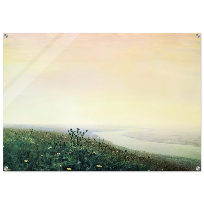 Dnieper in the morning - Arkhyp Kuindzhi Acrylic Print - 70x100 cm / 28x40″ inches