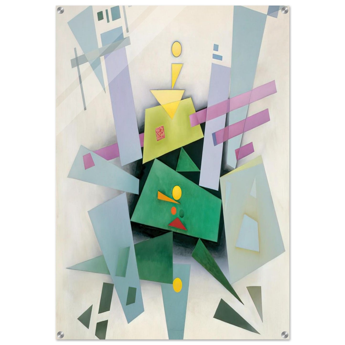 INVENTION COMPOSITION 31 1933 - Rudolf Bauer Acrylic Print - 70x100 cm / 28x40″ inches