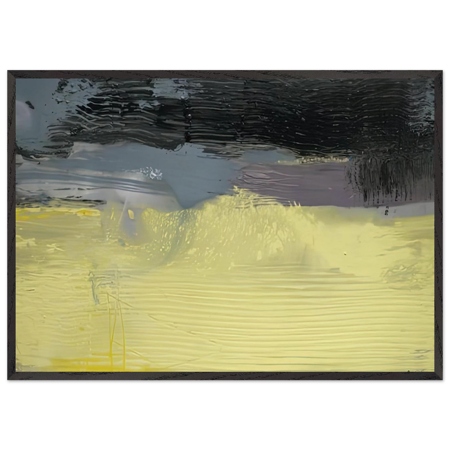 Sandstorm 1992- - Helen Frankenthaler Framed Art Print – Black Wooden Frame - Default Title - -Framed Art Print