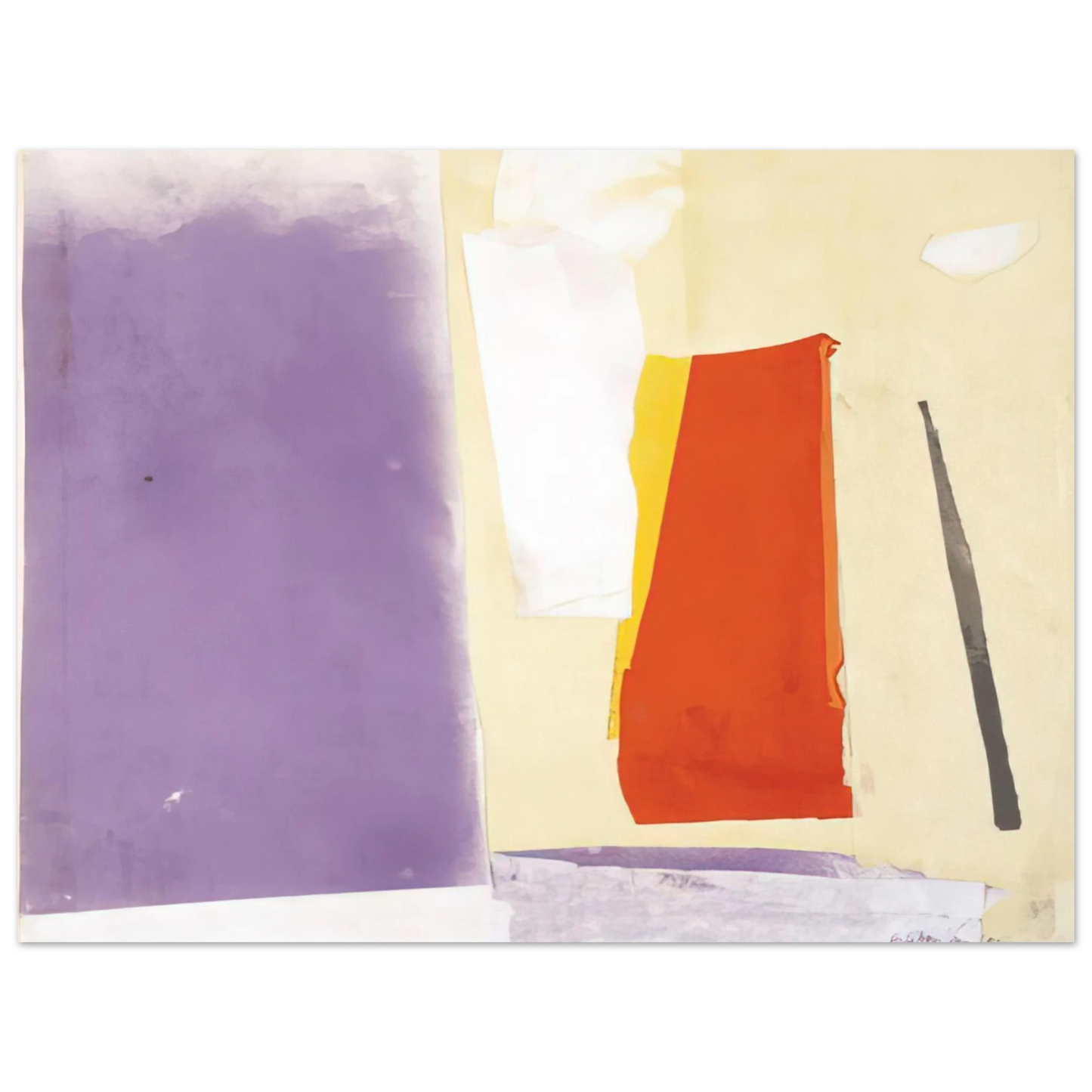 Esteban Vicente - UNTITLED 1985 1 Fine Art Poster - Default Title