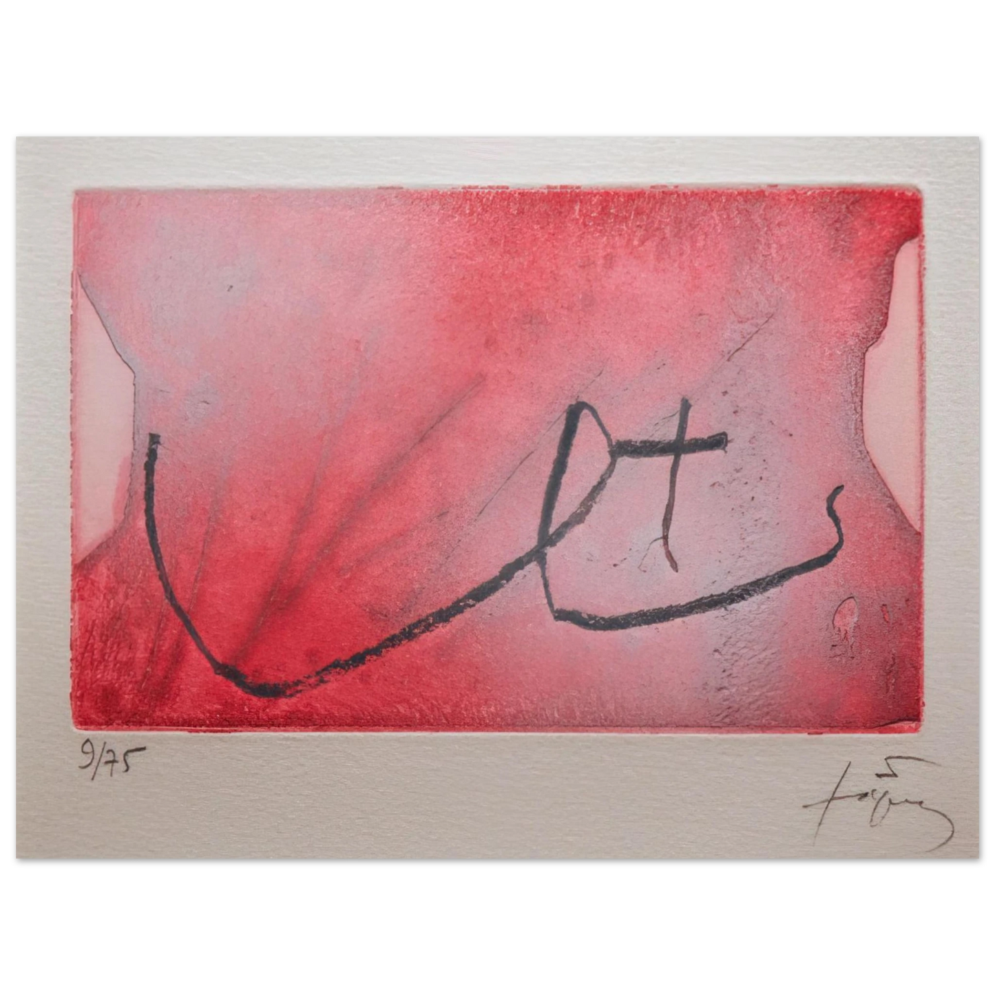 Antoni Tapies - SEINS 1984 Fine Art Poster - Default Title