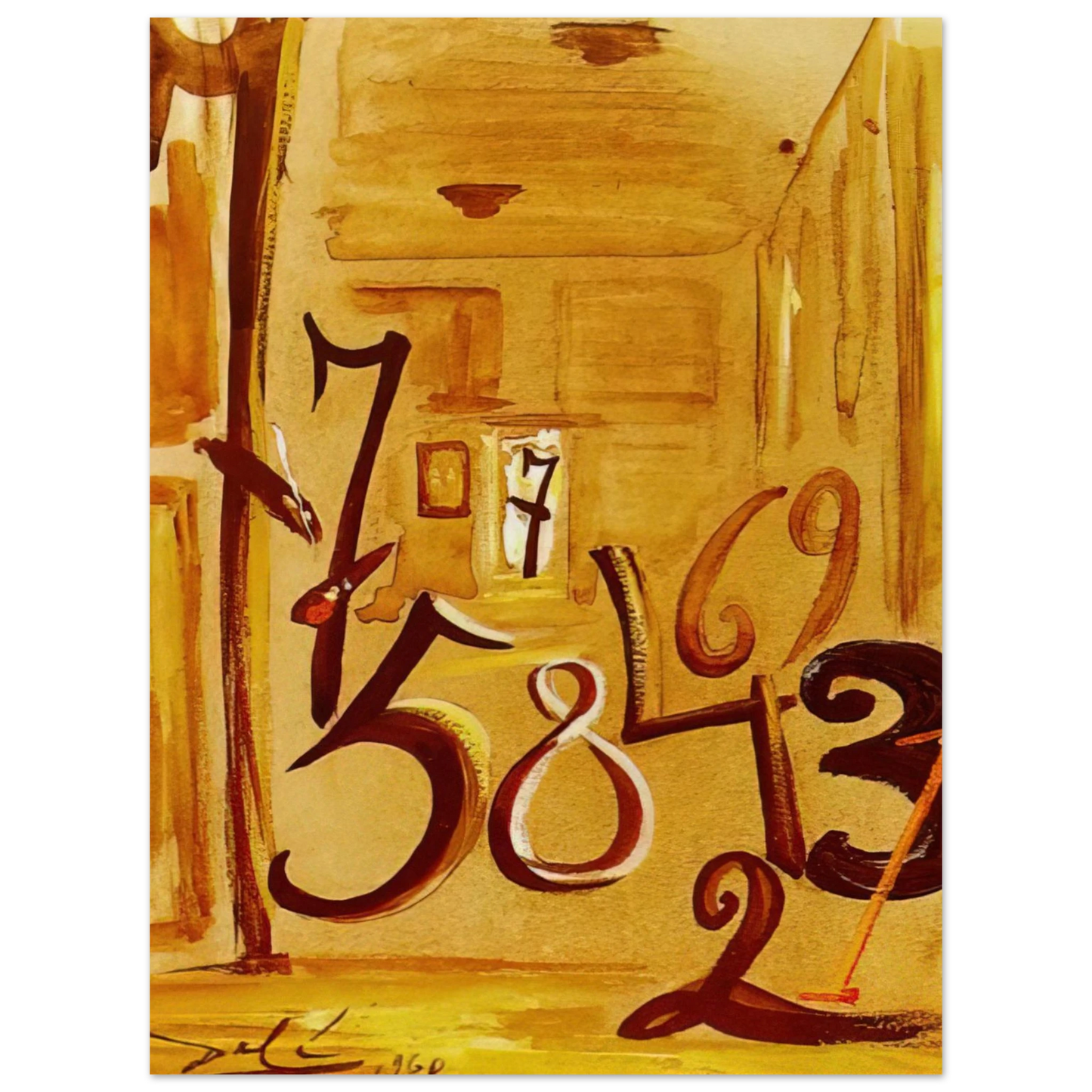 Salvador Dali - THE MAIDS IN WAITING LAS MENINAS Fine Art Poster - Default Title