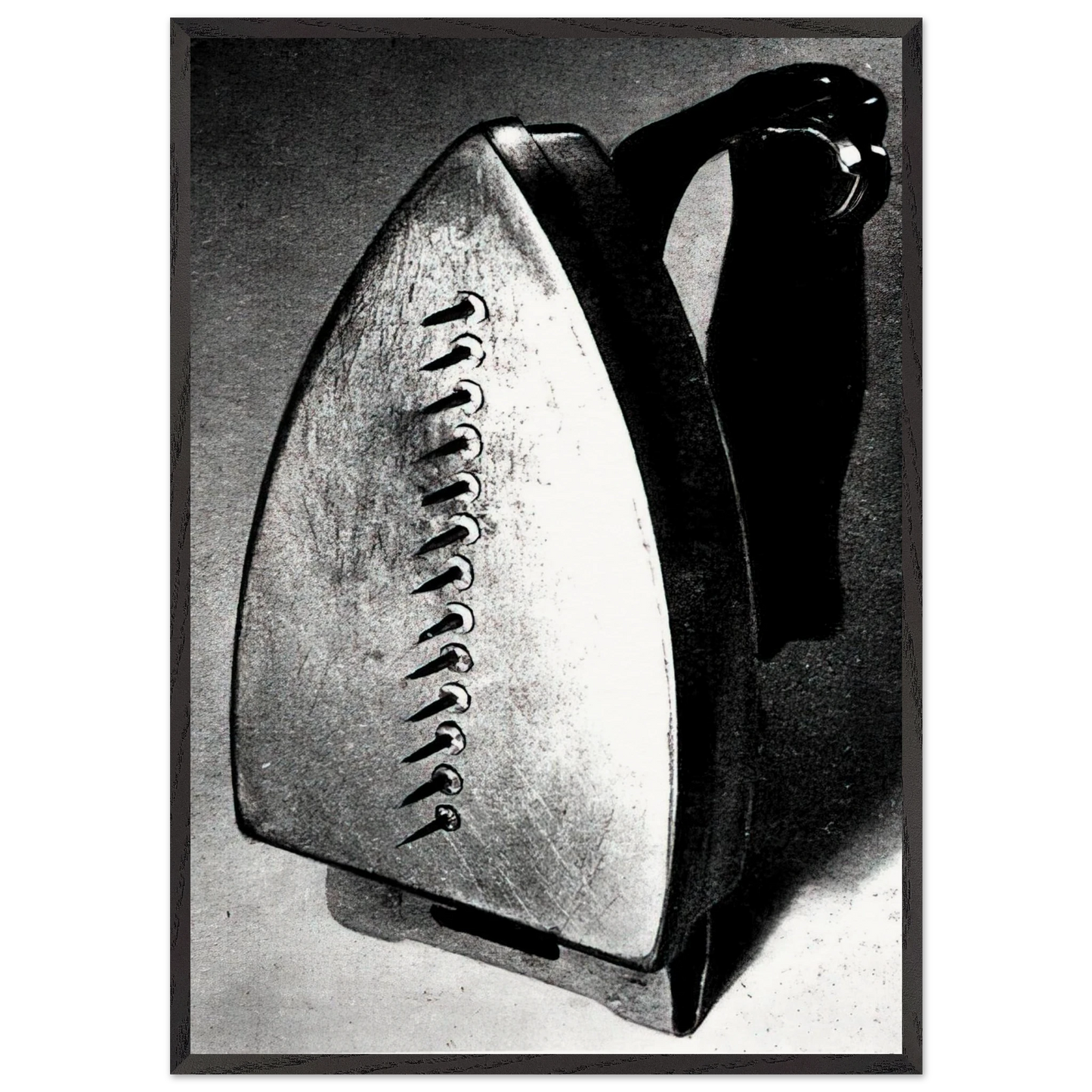 THE GIFT 1921 - Man Ray Framed Art Print – Black Wooden Frame - Default Title - -Framed Art Print