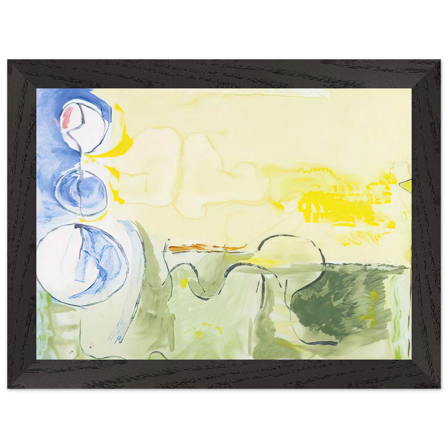 Helen Frankenthaler - Flotilla - 2006 Wall art - 30x30 cm / 12x12 inches - Fine Art Poster - -