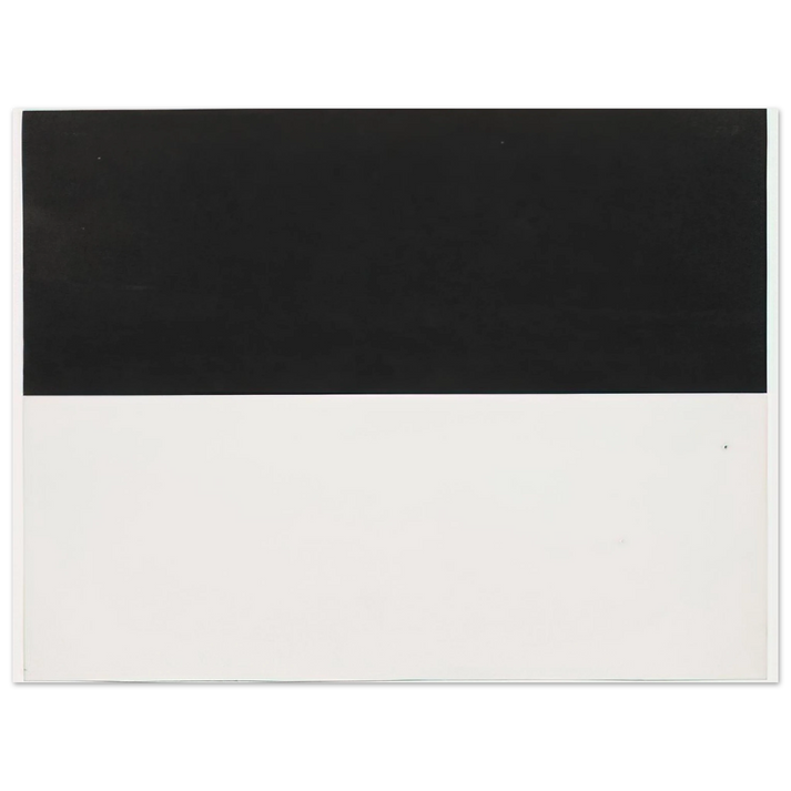 Ellsworth Kelly - Black and White from the series Line Form Color 75x100 cm / 30x40inches Fine Art Poster