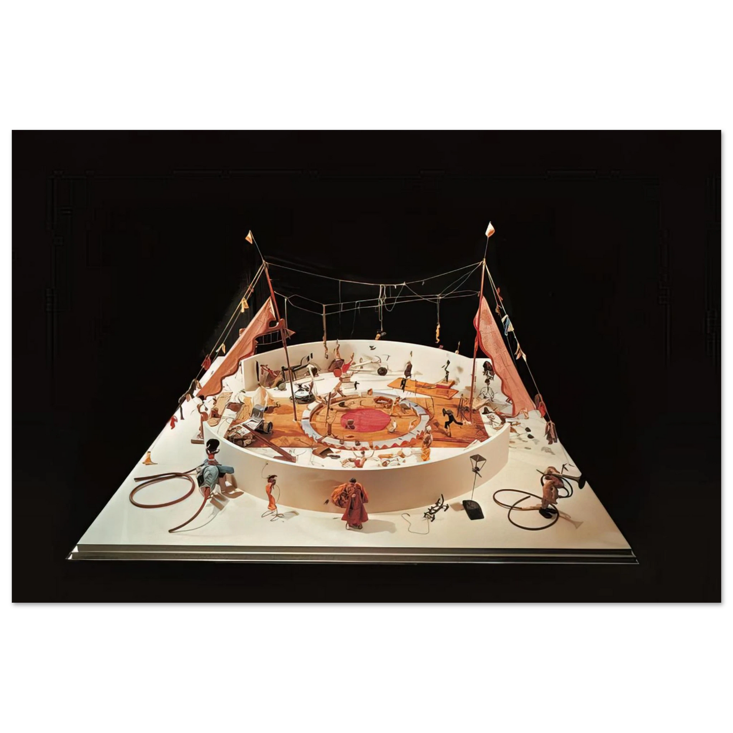 Alexander Calder - CALDER S CIRCUS 1931 Fine Art Poster - 75x100 cm / 30x40 inches