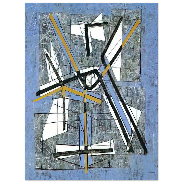 Jimmy Ernst - Animals and Minerals - 1952 75x100 cm / 30x40inches Fine Art Poster