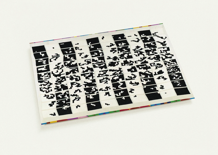 ALTERNANDO DA UNO A CENTO E VICEVERSA 1977 By Alighiero Boetti Pack of 10 Post Cards | Alighiero Boetti Post Cards | A6 (10.5 x 14.8 cm) - 4.1 x 5.8 inches