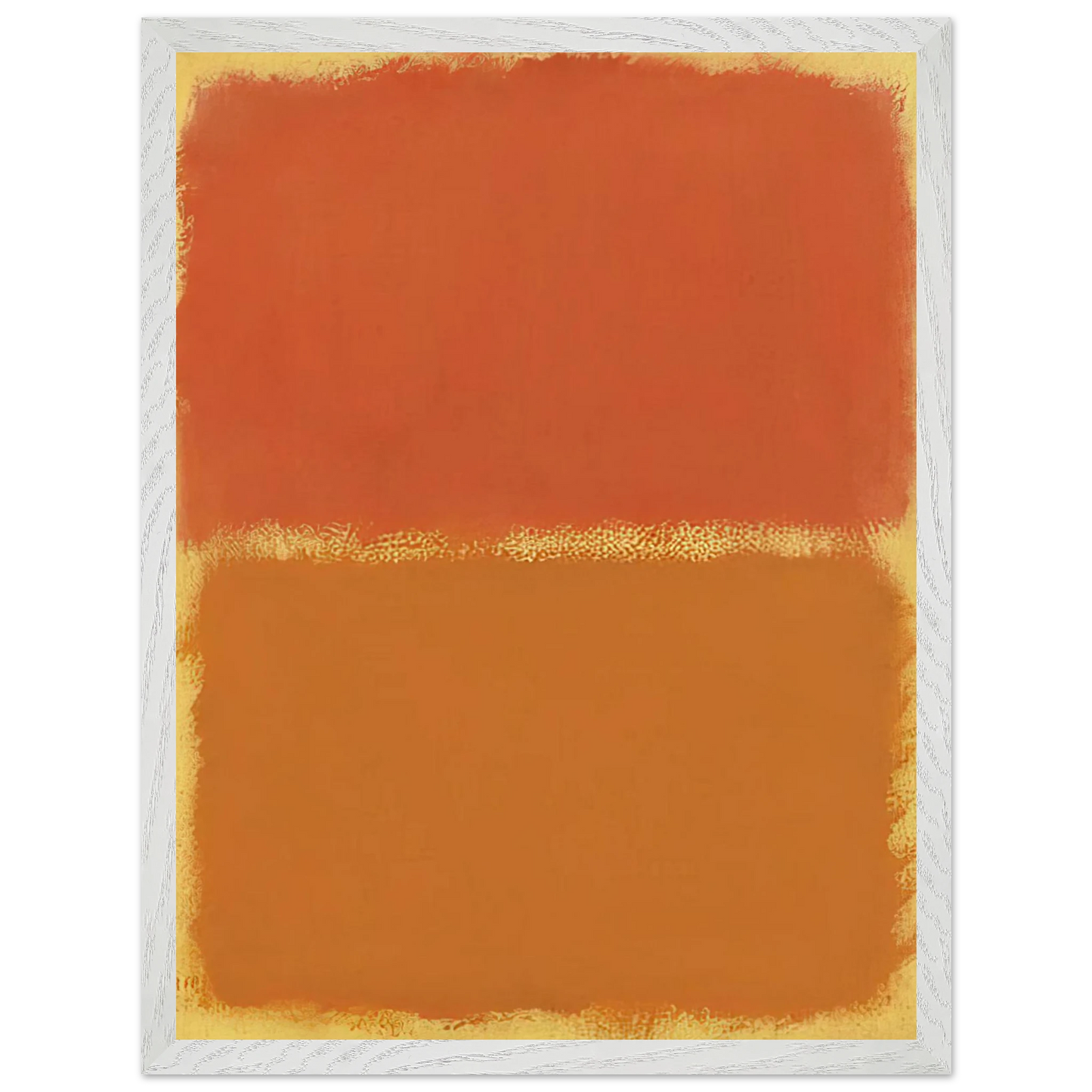 Mark Rothko - Orange, Red, Orange - 1961 Wall Art - 60x80 cm / 24x32 inches - Premium Wooden Framed Poster With Fine Art Paper - Wood frame