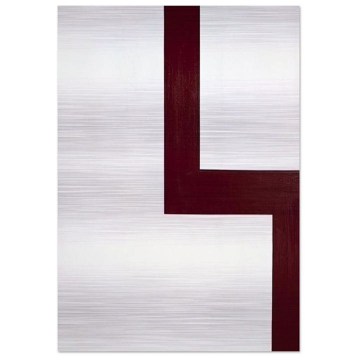 Acracropolis - Al Held Brushed Aluminum Print - 70x100 cm / 28x40 inches | Al Held Aluminum Print | Al Held Prints