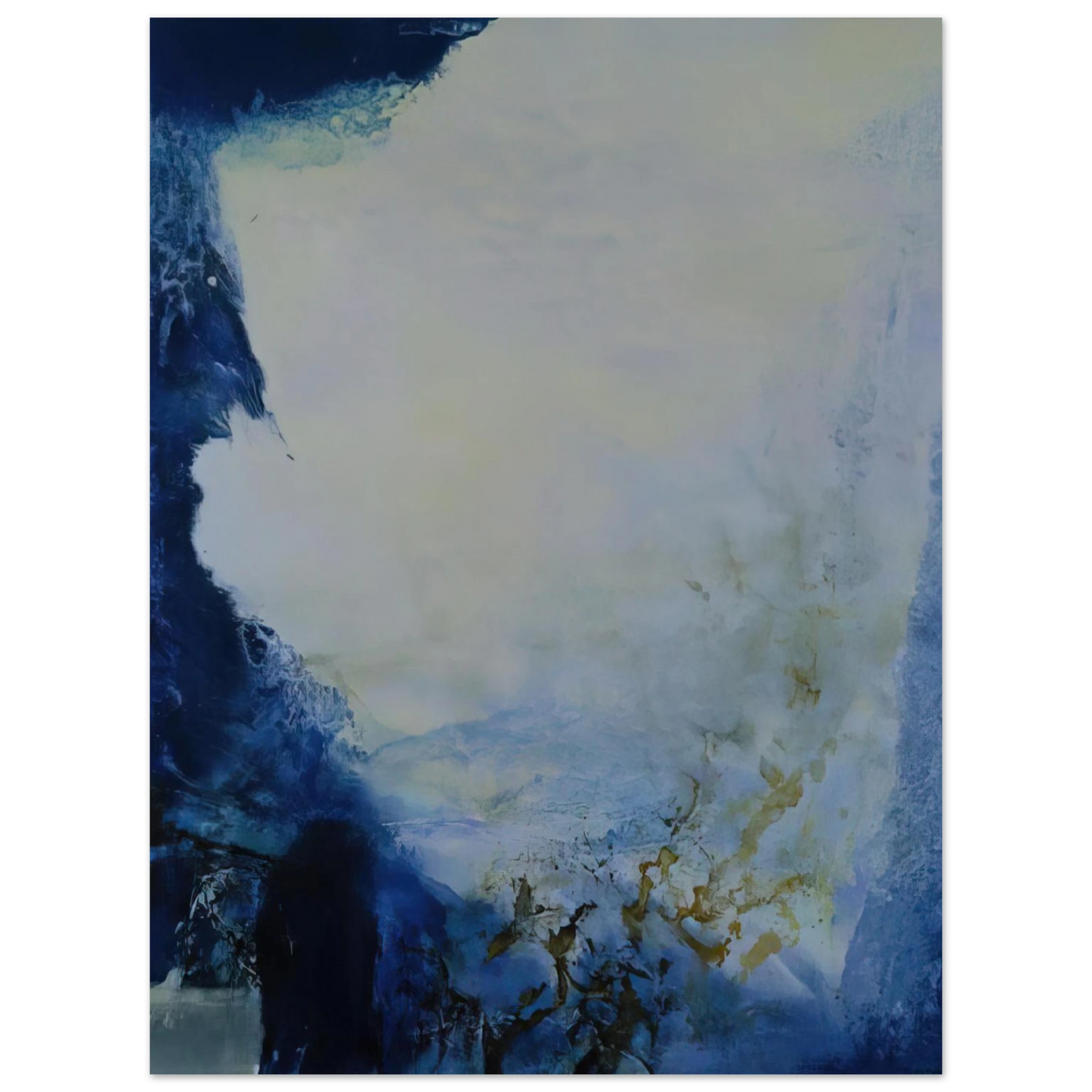 Zao Wou-Ki - 04 08 1993 1993 Fine Art Poster - Default Title