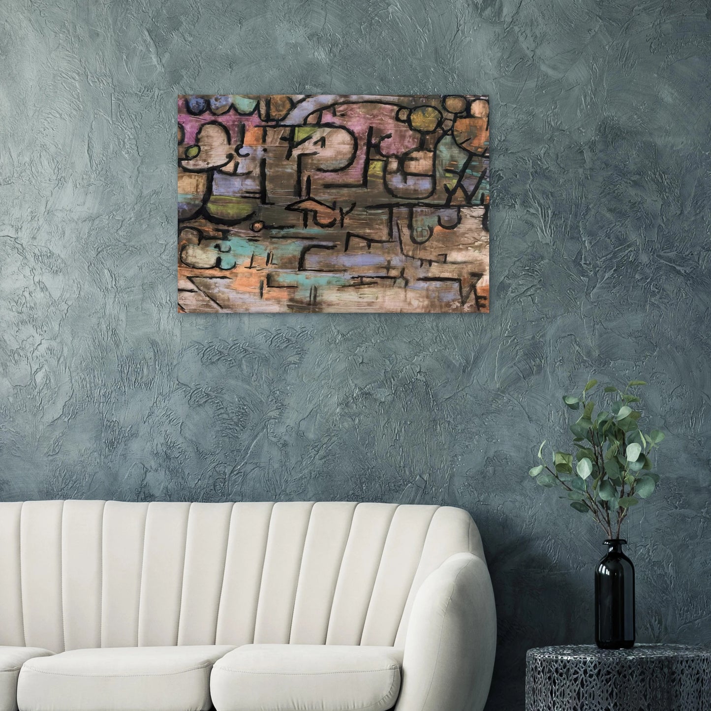 AFTER THE FLOODS 1936 - Paul Klee Brushed Aluminum Print - 70x100 cm / 28x40 inches | Paul Klee Aluminum Print | Paul Klee Prints