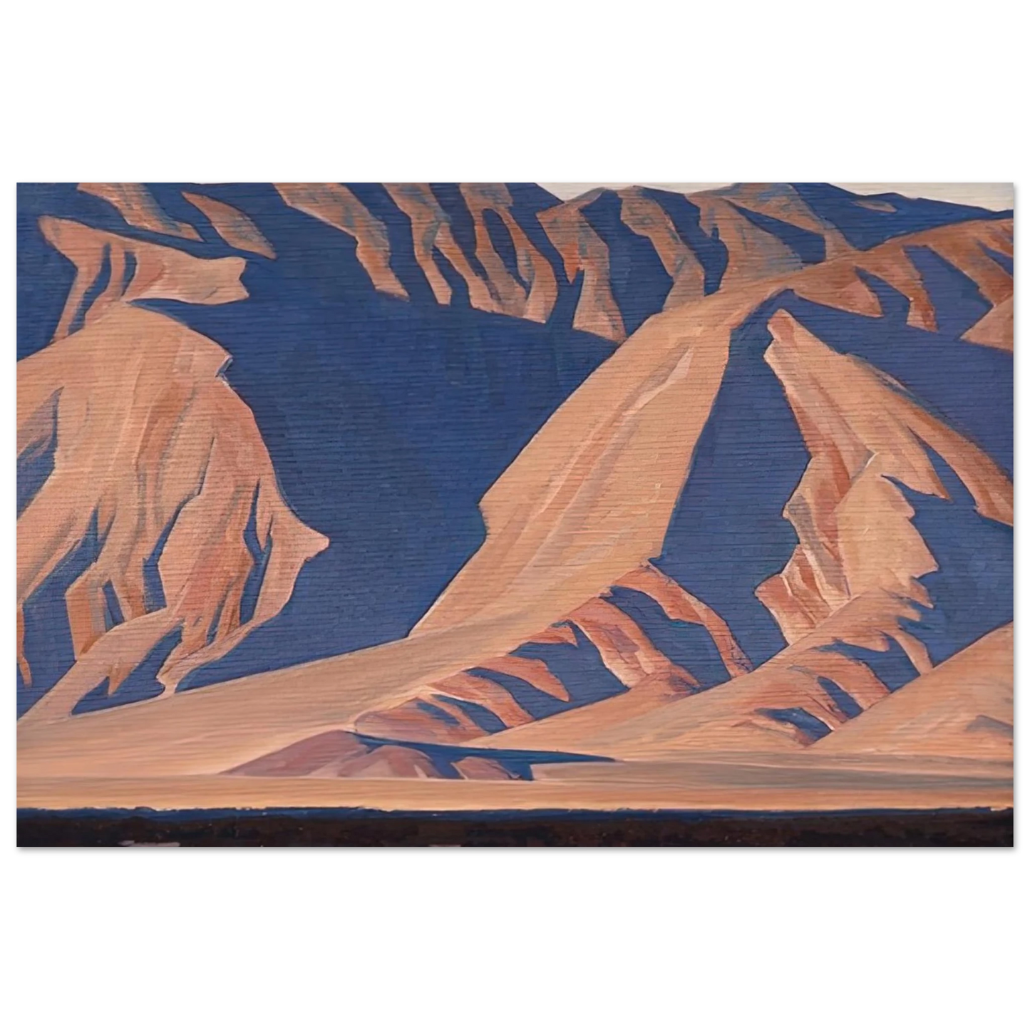Maynard Dixon - INYO MOUNTAINS 1944 Wall art - 60x80 cm / 24x32 inches - Fine Art Poster-canvas - -