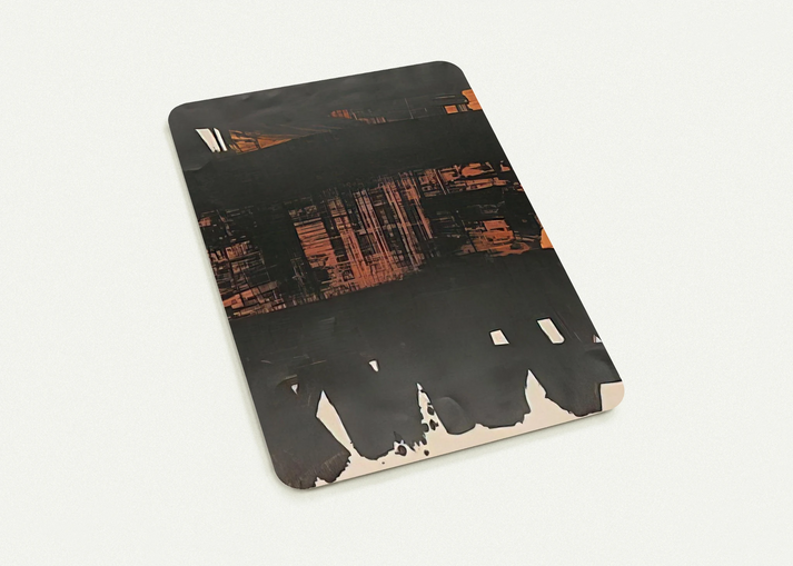 Lithographie No. 22 - 1969 By Pierre Soulages Pack of 10 Post Cards | Pierre Soulages Post Cards | A6 (10.5 x 14.8 cm) - 4.1 x 5.8 inches