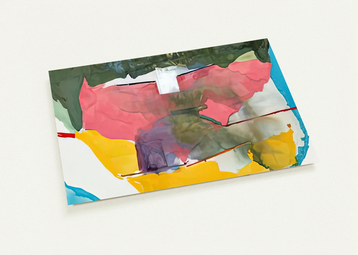 Off White Square, 1973- By Helen Frankenthaler Pack of 10 Post Cards | Helen Frankenthaler Post Cards | A6 (10.5 x 14.8 cm) - 4.1 x 5.8 inches