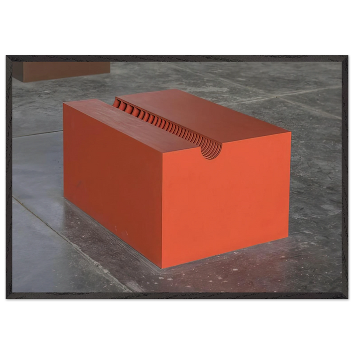 Untitled The Block - 1963 - Donald Judd 70x100 cm / 28x40 inches Framed Art Print – Black Wooden Frame