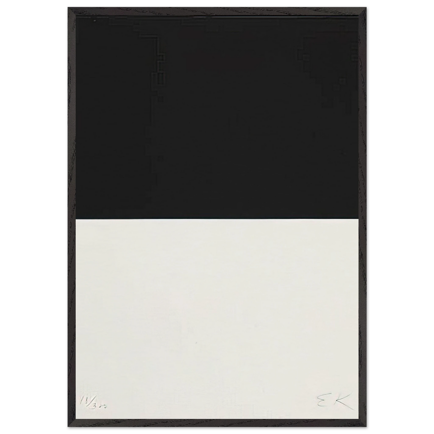 Untitled N5 - Ellsworth Kelly Framed Art Print – Black Wooden Frame - Default Title - -Framed Art Print