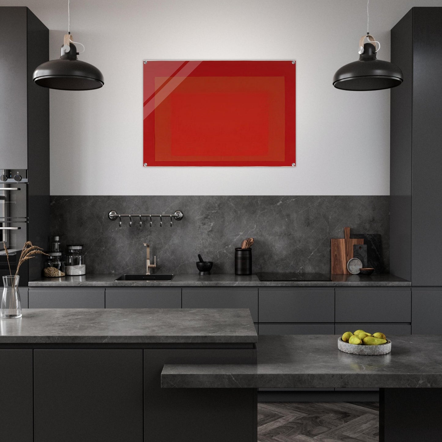 STUDY FOR HOMAGE TO THE SQUARE 1972 - Josef Albers Acrylic Print - 70x100 cm / 28x40″ inches