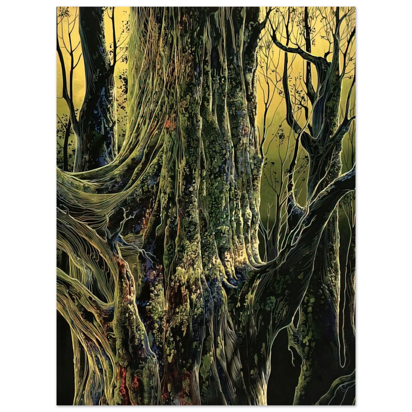 Eyvind Earle - Ancient Tree Fine Art Poster - Default Title