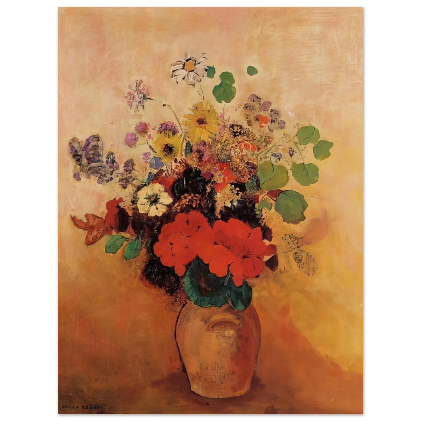 Odilon Redon - VASE OF FLOWERS 5 Fine Art Poster - Default Title
