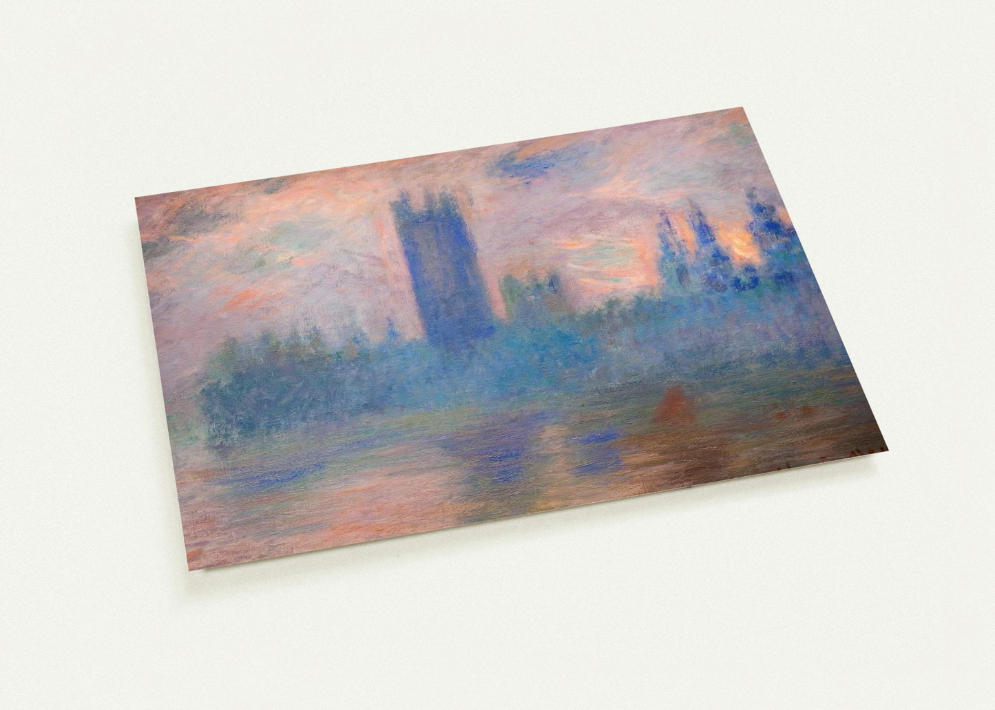Houses of Parliament, Westminster By claude monet Pack of 10 Post Cards | claude monet Post Cards | A6 (10.5 x 14.8 cm) - 4.1 x 5.8 inches
