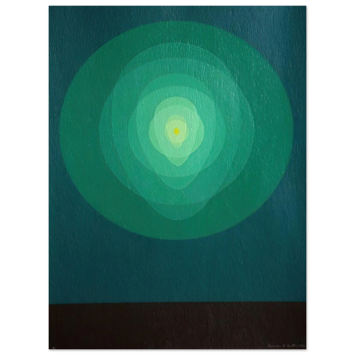 Clarence Holbrook Carter - Icon Pyrophorous - 1969 75x100 cm / 30x40inches Fine Art Poster