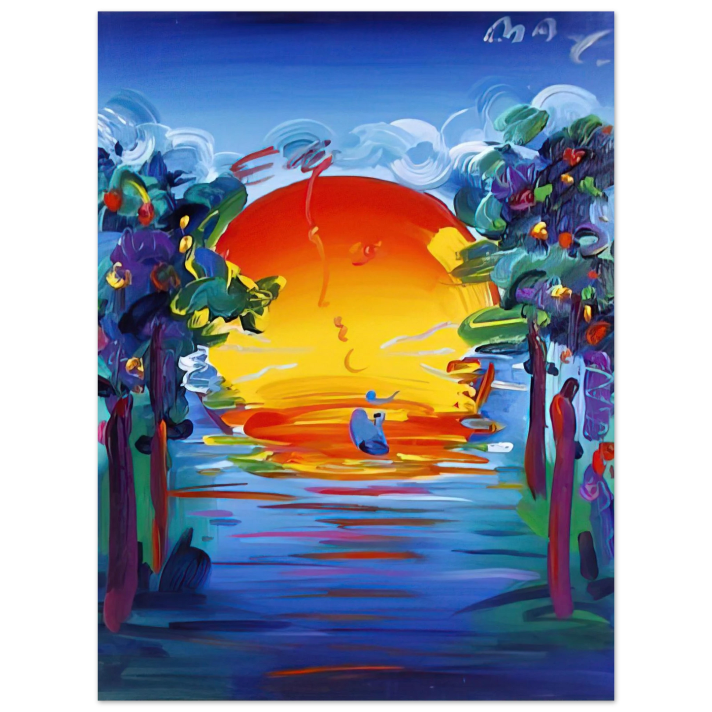 Peter Max - BETTER WORLD 1993 Fine Art Poster - Default Title