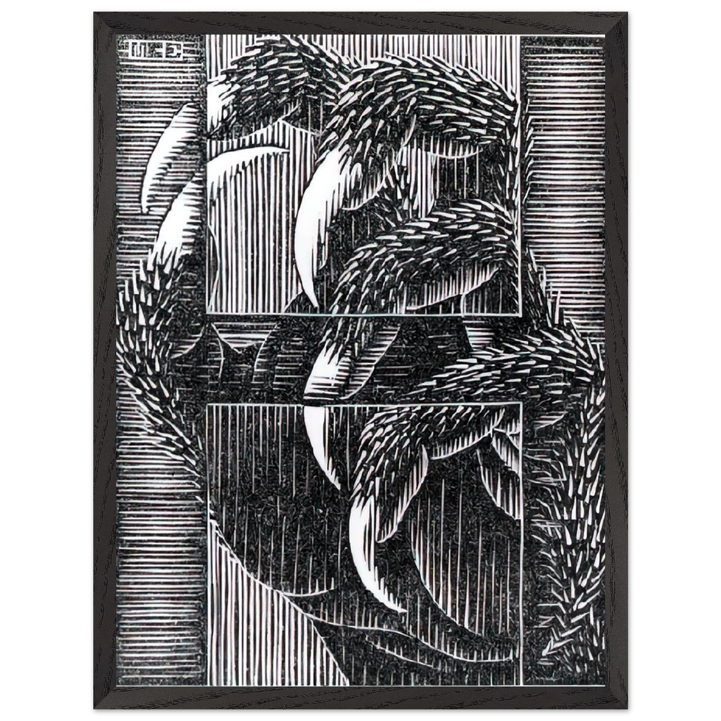 MC Escher - ESCHER (13) Wall Art - 60x80 cm / 24x32 inches - Fine Art Poster - -