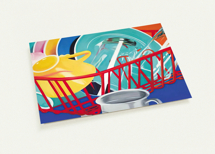 Dishes By James Rosenquist Pack of 10 Post Cards | James Rosenquist Post Cards | A6 (10.5 x 14.8 cm) - 4.1 x 5.8 inches
