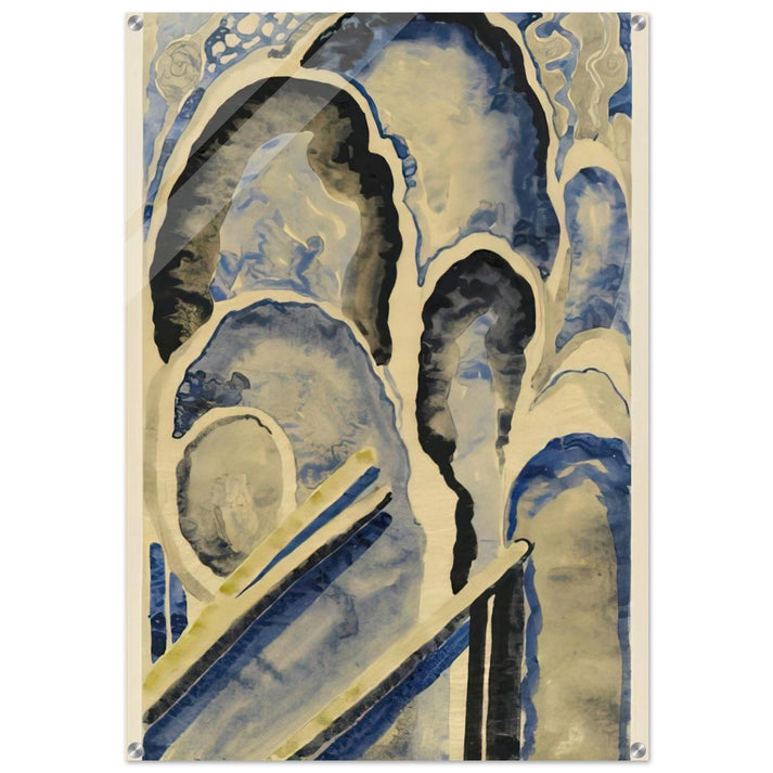 Blue-01 - Georgia O'Keeffe Acrylic Print - 70x100 cm / 28x40″ inches | Georgia O'Keeffe Wall Art | Georgia O'Keeffe Prints