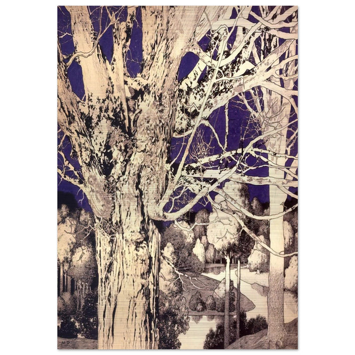 Solitude - Maxfield Parrish Brushed Aluminum Print - 70x100 cm / 28x40 inches | Maxfield Parrish Aluminum Print | Maxfield Parrish Prints