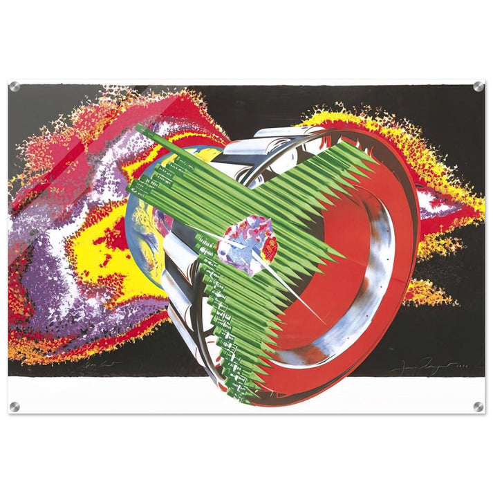 Space Dust - James Rosenquist Acrylic Print - 70x100 cm / 28x40″ inches