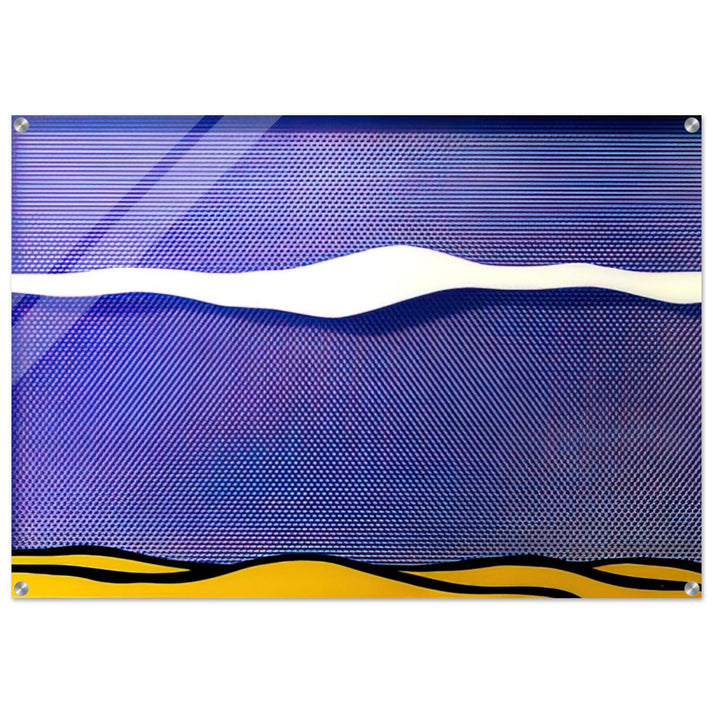 ARCTIC LANDSCAPE 1964 - Roy Lichtenstein Acrylic Print - 70x100 cm / 28x40″ inches