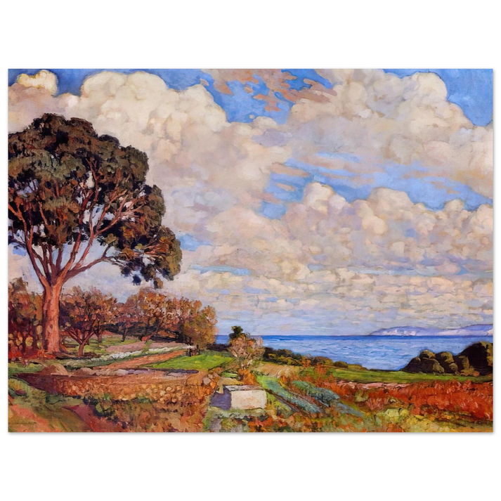 Theo van Rysselberghe - LARGE TREE NEAR THE SEA 1919 75x100 cm / 30x40inches Fine Art Poster