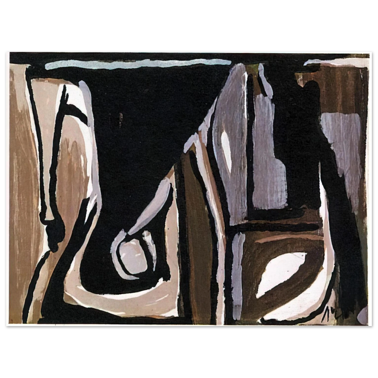 Bram van Velde - Nocturne - 1981 Fine Art Poster - Default Title