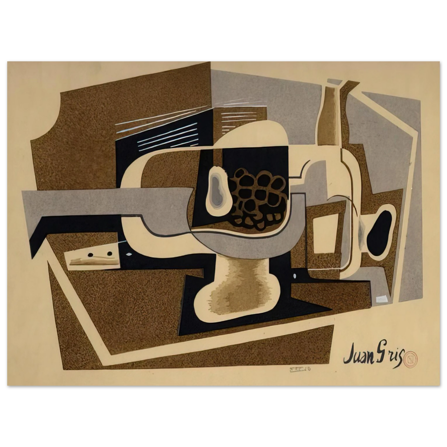 Juan Gris - STILL LIFE 1922 Fine Art Poster - Default Title