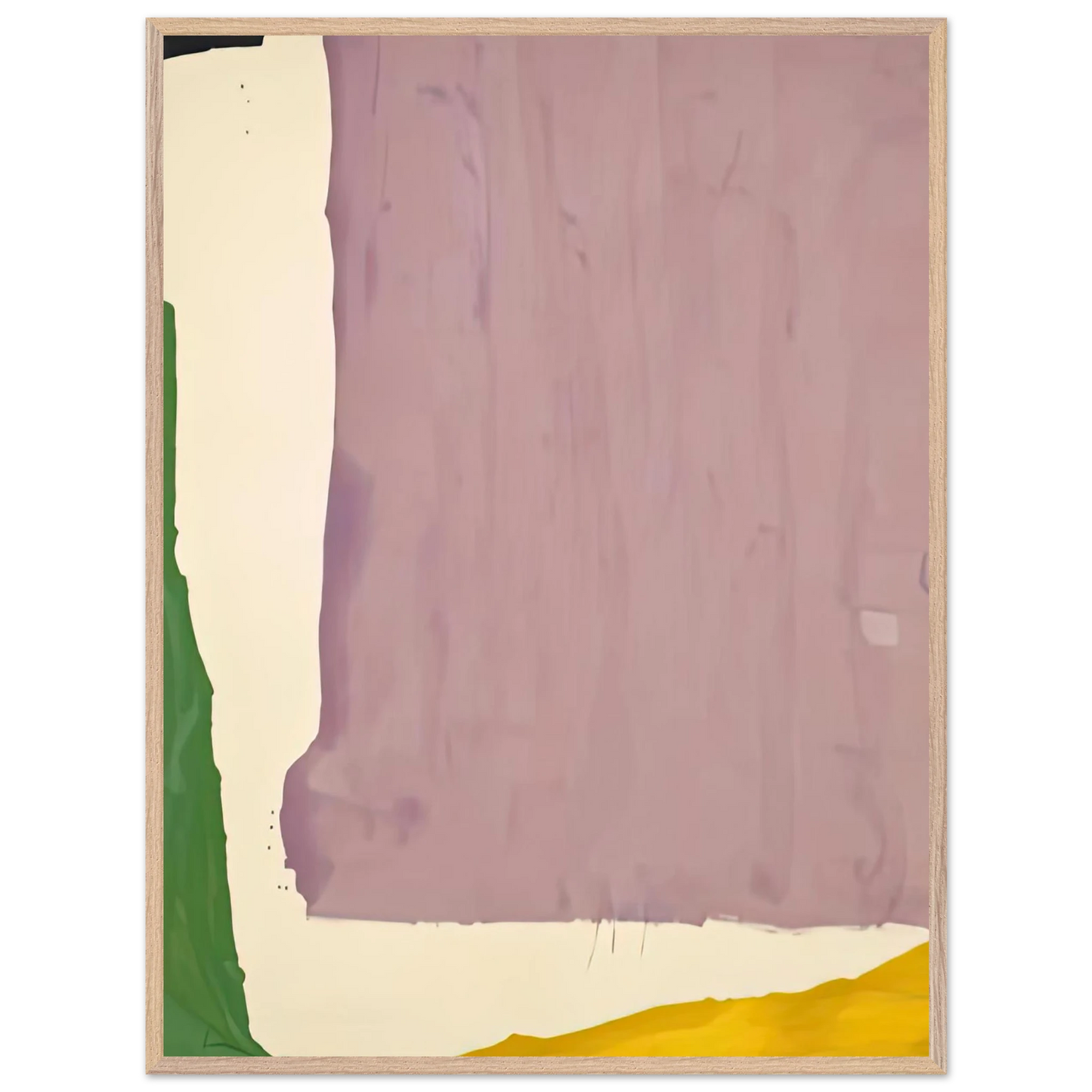 Helen Frankenthaler - Mauve District, 1966- Wall Art - 60x80 cm / 24x32 inches - Fine Art Poster-canvas - -