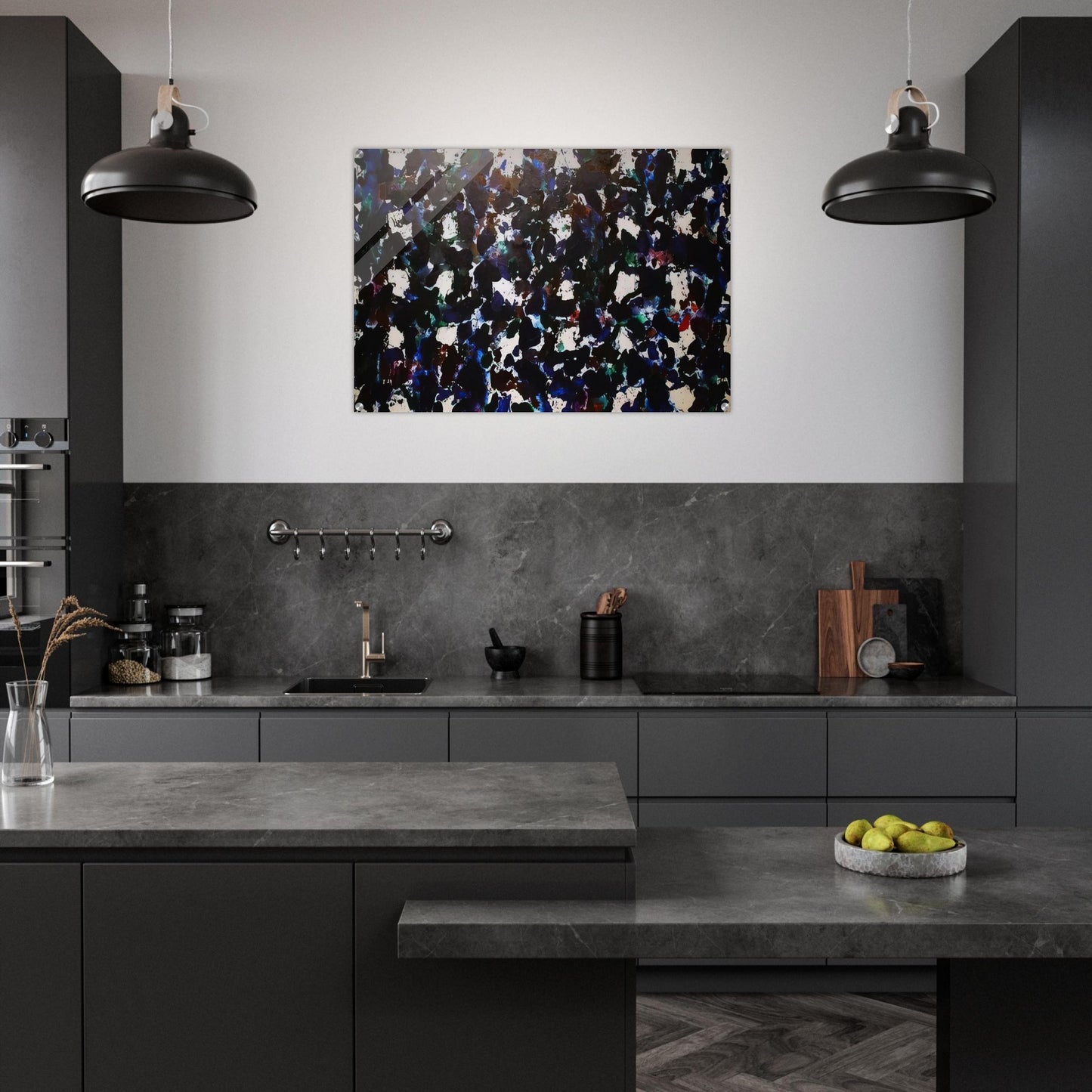 Free Floating Clouds - Sam Francis Acrylic Print - 70x100 cm / 28x40″ inches