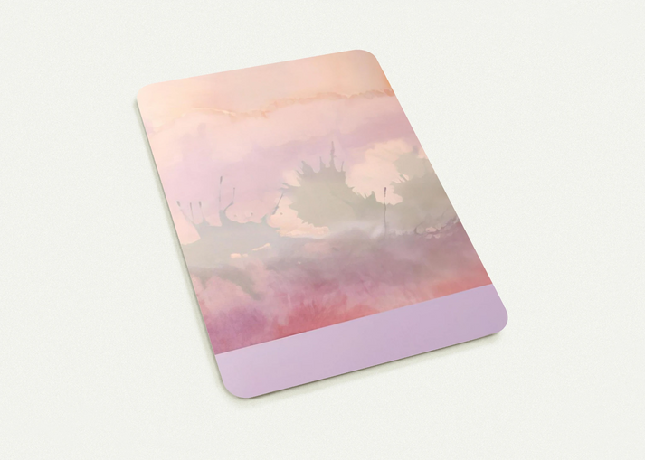 Atlantic Cafe - 1969 By Ronnie Landfield Pack of 10 Post Cards | Ronnie Landfield Post Cards | A6 (10.5 x 14.8 cm) - 4.1 x 5.8 inches