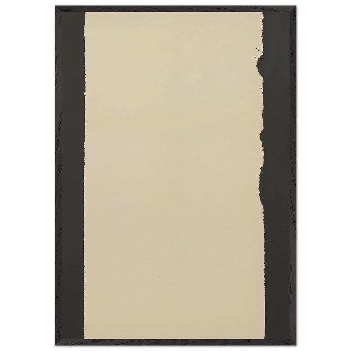 Burnt Umber Ultramarine Blue - 2007 - Yun Hyong-keun 70x100 cm / 28x40 inches Framed Art Print – Black Wooden Frame