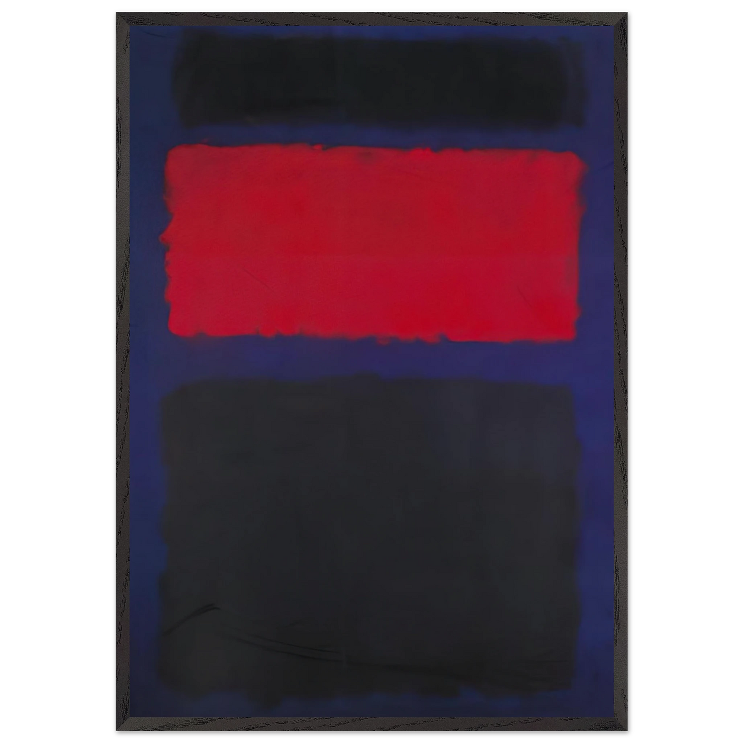 Cubierta - 1960 - Mark Rothko 70x100 cm / 28x40 inches Framed Art Print – Black Wooden Frame